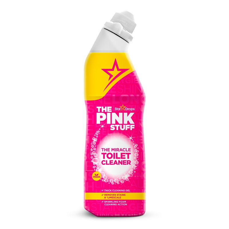 The Pink Stuff Miracle Toilet Cleaner Gel Bathroom Cleaner 25.4 Fl. Oz. Bottle