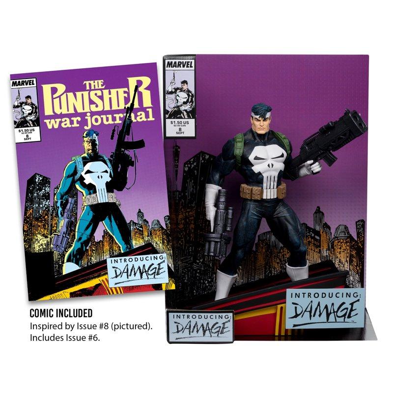 The Punisher 1:6th Scale Collectible w/ Scene & Comic (Marvel: The Punisher War Journal #8) - McFarlane Toys