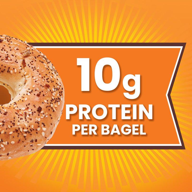 Thomas' Everything Bagels 6 Count 10g Protein Kosher Bagels 20 Oz Bag