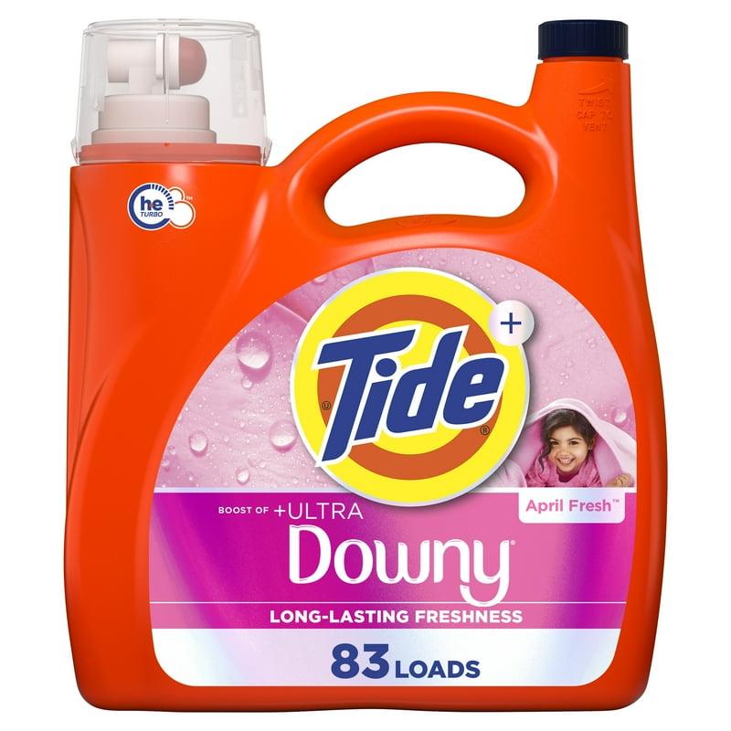 Tide Plus A Boost Of Ultra Downy Liquid Laundry Detergent April Fresh Scent 117 Fl Oz 83 Loads