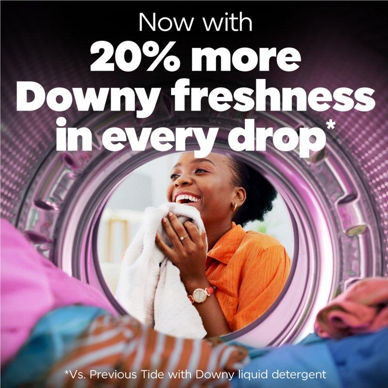 Tide Plus A Boost Of Ultra Downy Liquid Laundry Detergent April Fresh Scent 117 Fl Oz 83 Loads