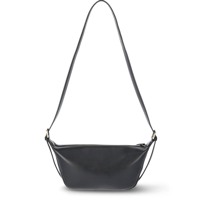 Time And Tru Women's Bean Sling Crossbody Handbag Black