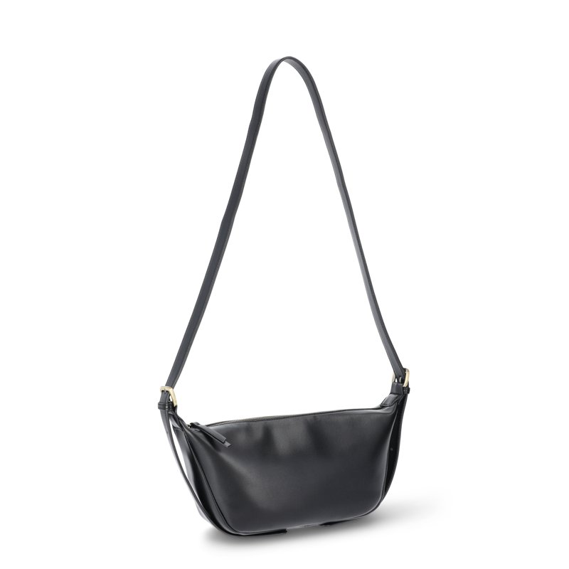 Time And Tru Women's Bean Sling Crossbody Handbag Black
