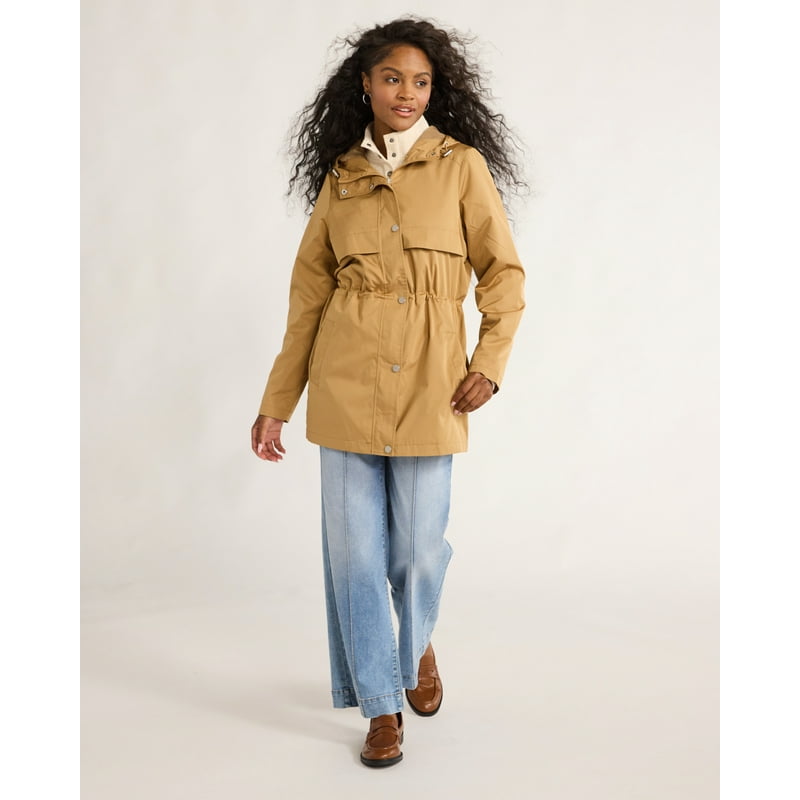 Time And Tru Women's Mock Neck Sweatshirt With Button Placket Sizes XS-XXXL