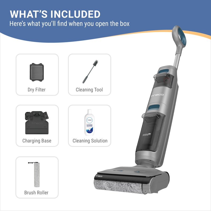 Tineco GO SENSE Cordless Smart Floor Washer Multi-Surface Wet Dry Vacuum / Mop (GH301)