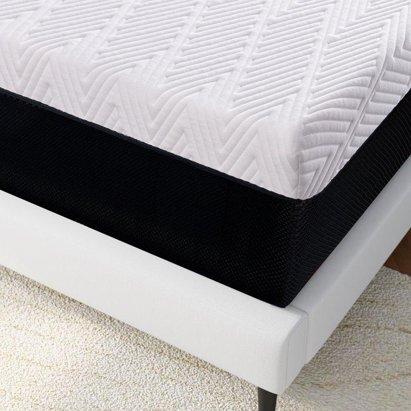 Twin Mattress JIAVA 8" Medium Gel Memory Foam Mattress In A Box Adult Twin Size