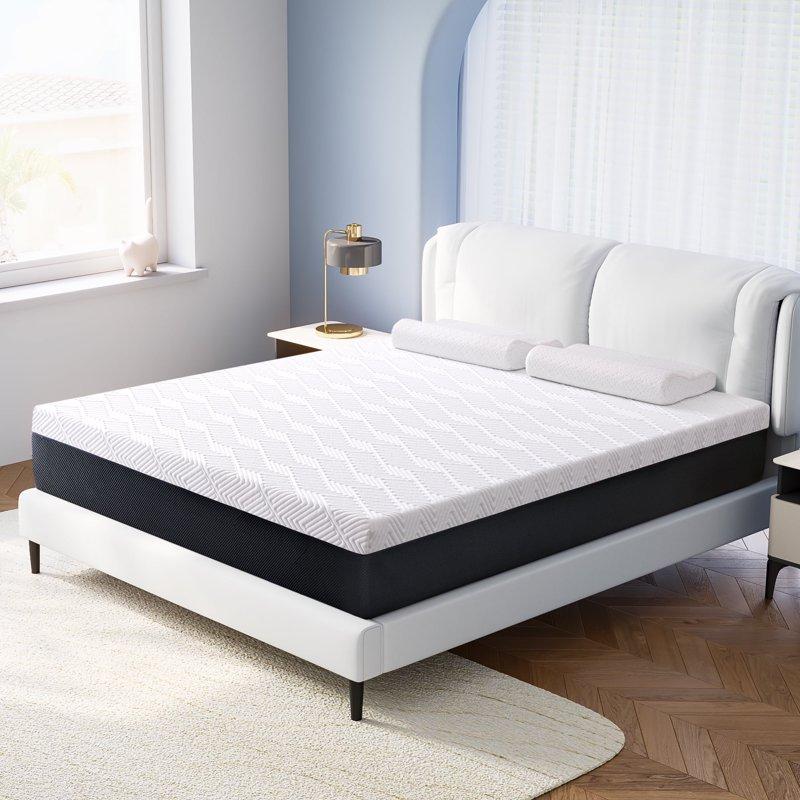 Twin Mattress JIAVA 8" Medium Gel Memory Foam Mattress In A Box Adult Twin Size