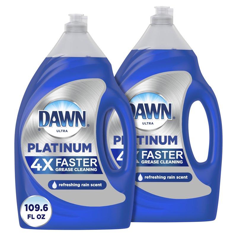 Ultimate Cleaning Bundle: Cascade Platinum Plus Pods Cascade Rinse Aid Dawn Platinum Dish Soap & Dawn Powerwash Spray Kit + 3 Refills