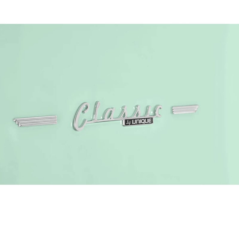 UNIQUE APPLIANCES UGP340LLGAC 12 Cu. Ft. Summer Mint Green Counter-Depth Bottom Freezer Refrigerator