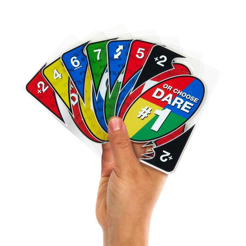 UNO Dare Adults Only Card Game 2-10 Players Waterproof Cards And Dice For Adult Game Night (Walmart Exclusive)