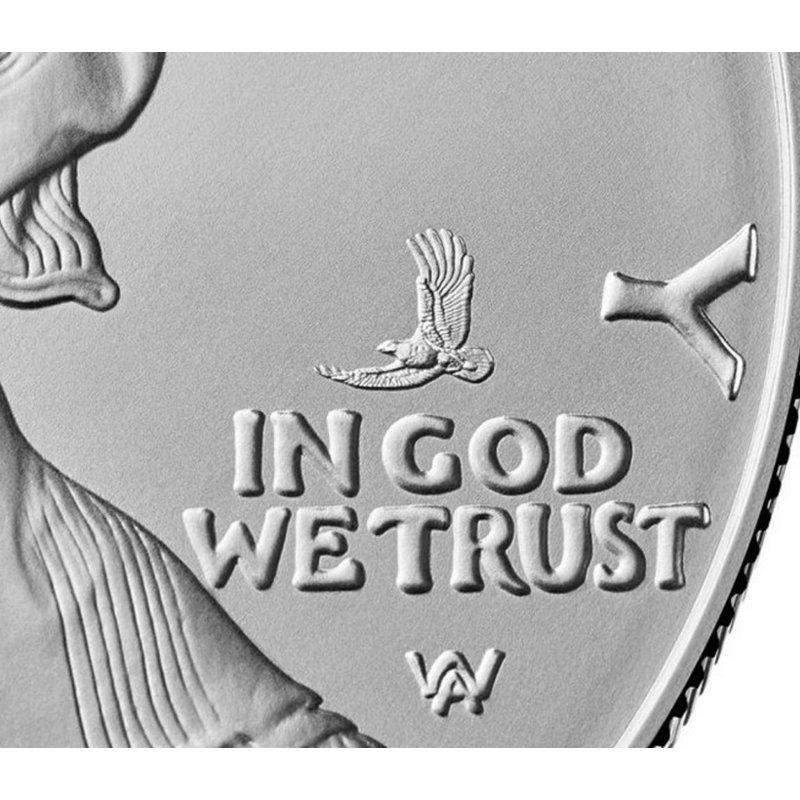 US Mint 2025 P Silver Eagle With Eagle Privy NGC MS69 Brown Label