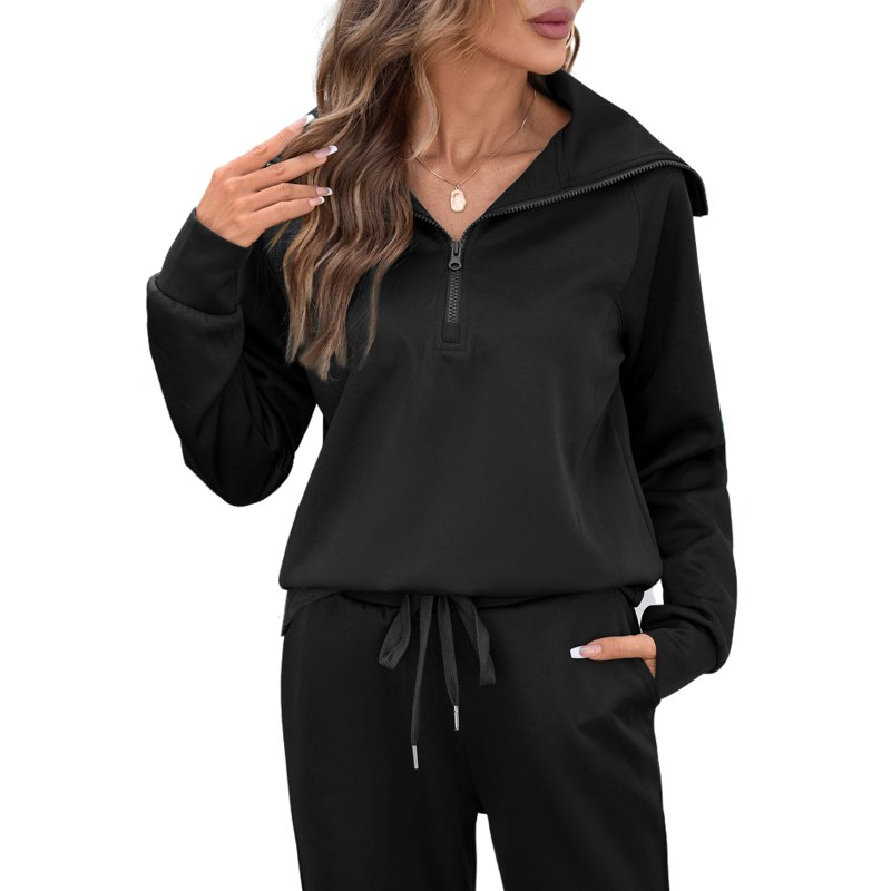 UVN Outfit Sets For Women 2 Piece Sets Winter Casual Tracksuit Long Sleeve Lounge Set Outfits With Pockets