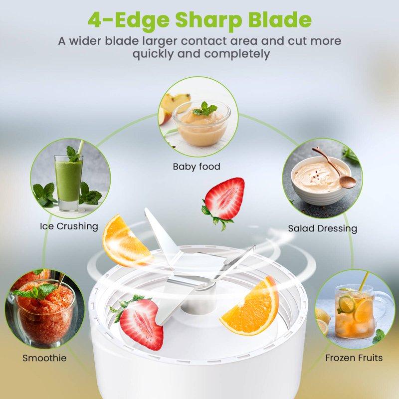 VAVSEA Personal Blender Blender For Smoothie With BPA Free Travel Cup And Lid Smoothie Blender For Kitchen Office And Sports