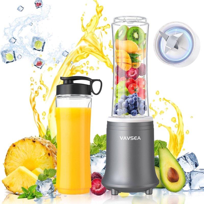 VAVSEA Personal Blender Blender for Smoothie with BPA Free Travel Cup and Lid Smoothie Blender for Kitchen Office and Sports