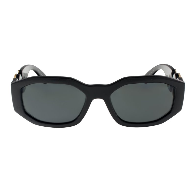 Versace VE 4361 Plastic Unisex Geometric Sunglasses Black 53mm Adult