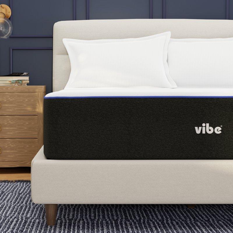 Vibe 12" Queen Luxury Plush Super Cooling Gel Memory Foam Mattress