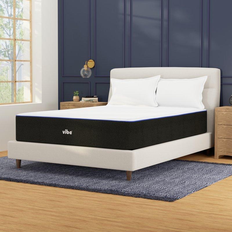 Vibe 12" Queen Luxury Plush Super Cooling Gel Memory Foam Mattress