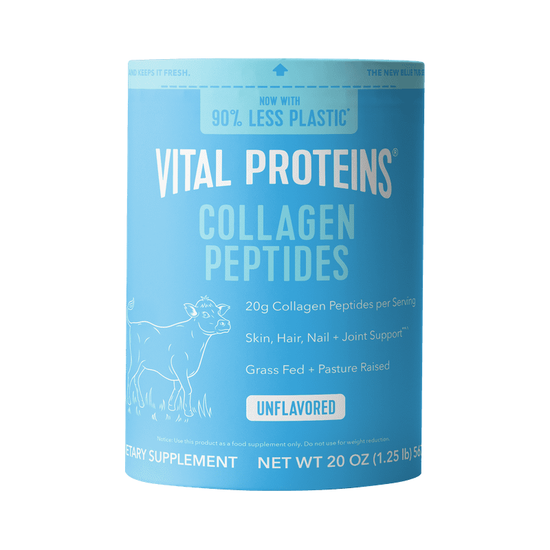 Vital Proteins Collagen Peptides Powder Supplement For Hair Skin And Nails Unflavored 20 Oz