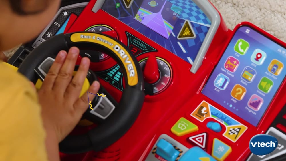 VTech Race & Discover Driver Electronic Baby And Toddler Toys