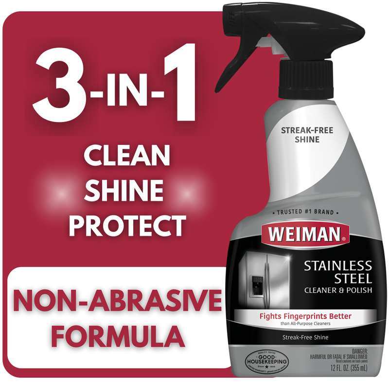 Weiman Stainless Steel Cleaner & Polish Trigger Spray 12 fl oz