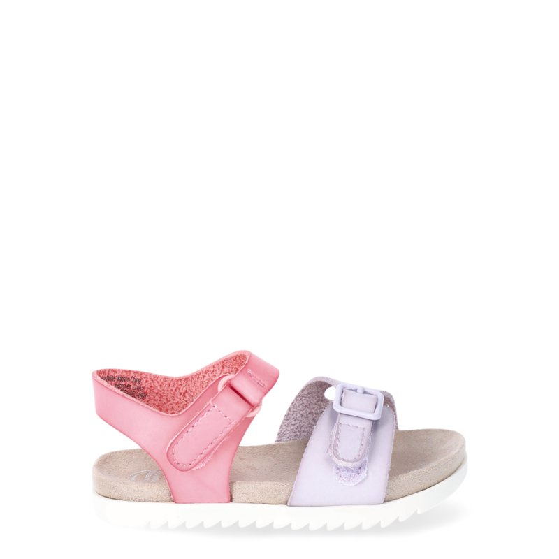 Wonder Nation Baby & Toddler Girls Buckle Sandals