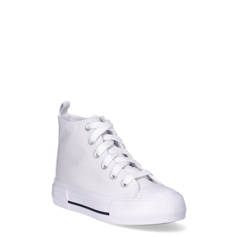 Wonder Nation Little Girls and Big Girls Platform High Top Sneakers Sizes 13-6