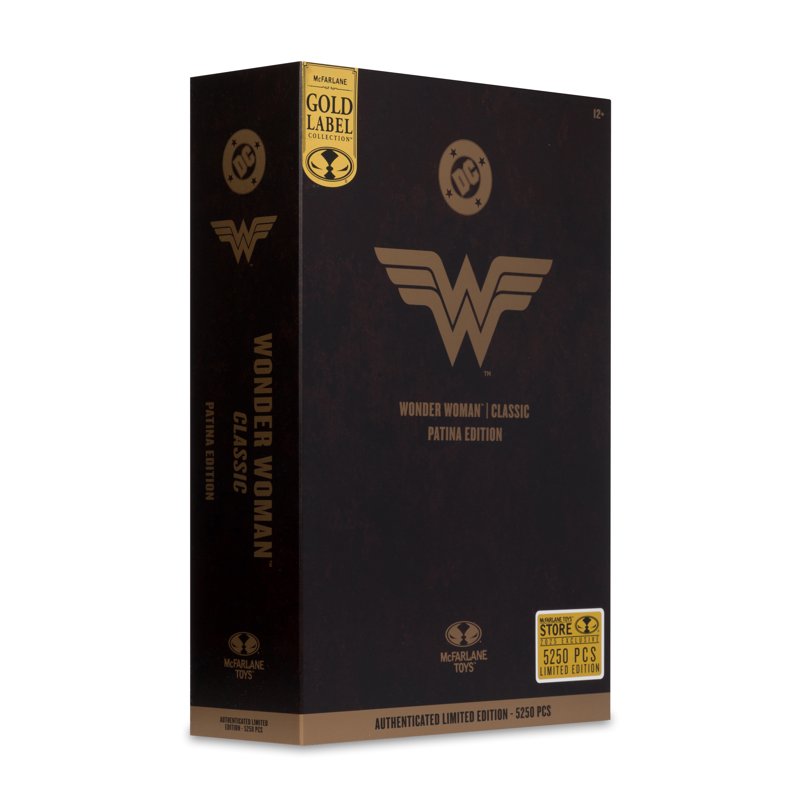 Wonder Woman (DC Multiverse: Classic) Patina Edition Gold Label 7" Action Figure - McFarlane Toys