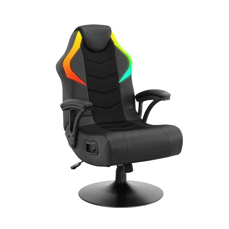 X Rocker Nemesis RGB Pedestal Gaming Chair Black