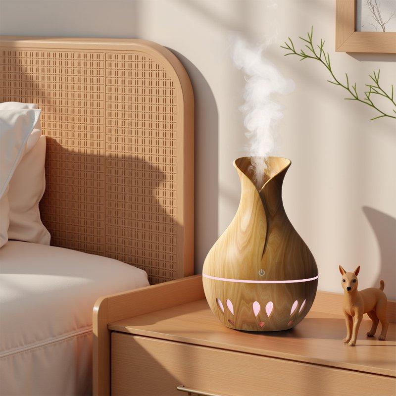 XGVGI Cool Mist Humidifier With 7-Color Night Light 130ml Essential Oil Diffuser