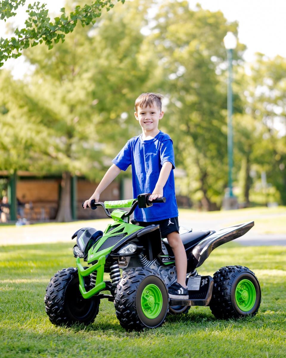 Yamaha Raptor 12V ATV Ride-on Ages 3+ Speeds Up To 5 MPH Includes Battery And Charger