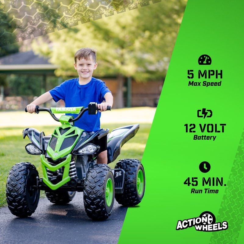 Yamaha Raptor 12V ATV Ride-on Ages 3+ Speeds Up To 5 MPH Includes Battery And Charger