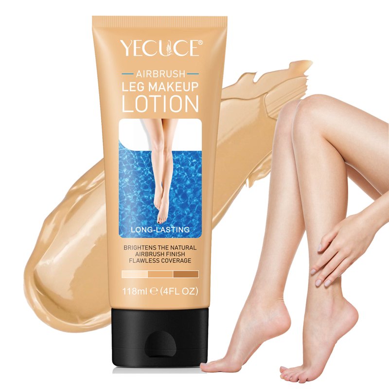 Yecuce Leg Makeup for Cover Varicose Vein Body Foundation for Scar Flawless Coverage Waterproof & Long Lasting (Fairest Glow)