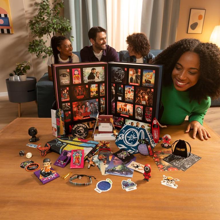 YuMe Netflix Countdown Gift Box 2024 Advent Calendar Collectible Toy Figures Netflix Content Inspired Set Gift For Families And Friends Holiday Collectible Figurines