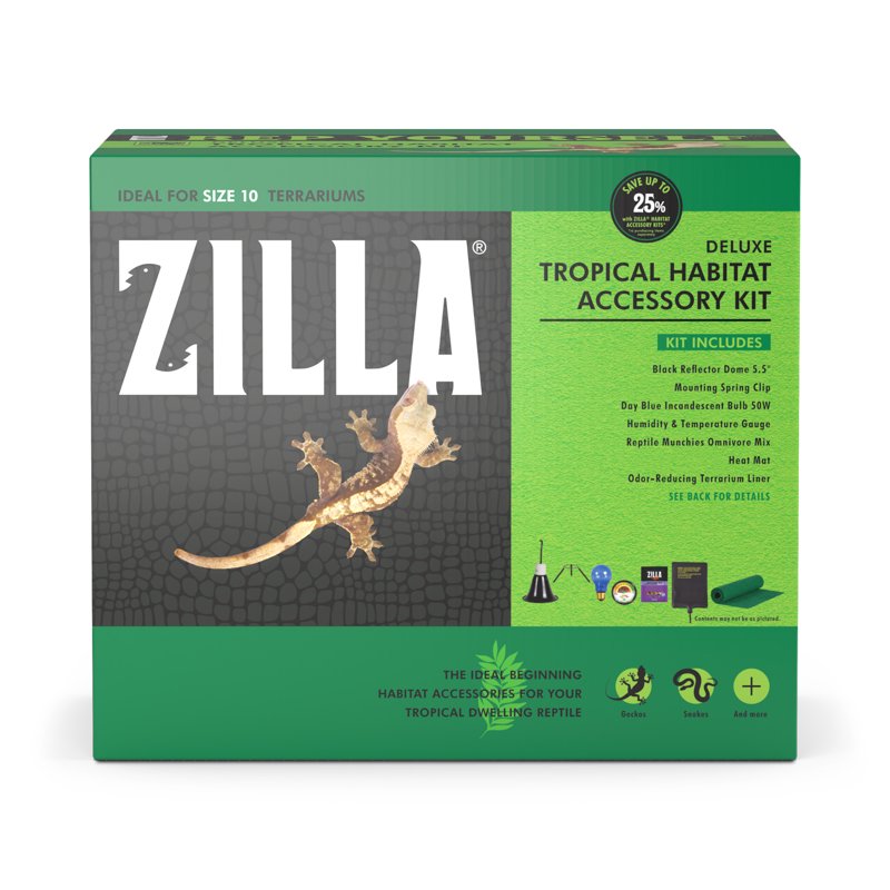 Zilla Tropical Habitat Accessory Kit
