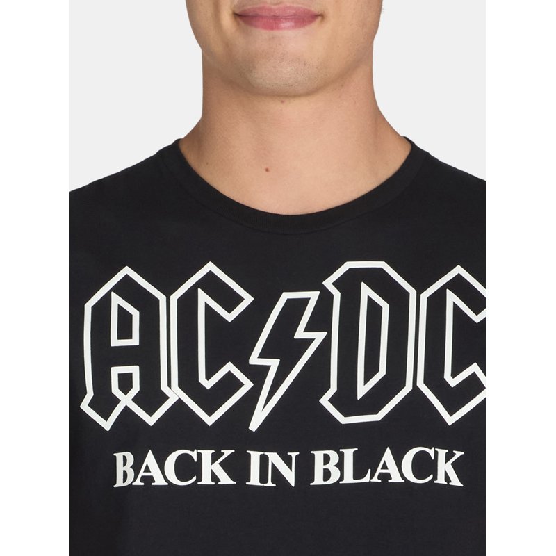 AC/DC Men’s & Big Men's Back In Black Graphic Tee Shirt Sizes S-3XL