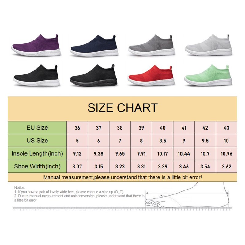 ADQ Women's Slip On Shoes Casual Shoes Lightweight Breathable Anti-Slip Sneakers
