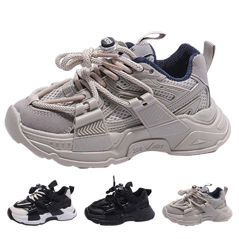 Adviicd Little Boys Shoes White Boys Sneakers Boys Mesh Lightweight Breathable Fashion Casual Shoes Slip On Outdoor Sports Shoes Grey 12.5