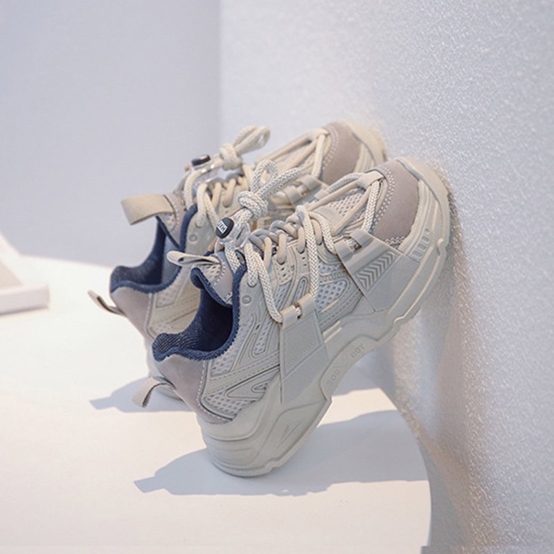 Adviicd Little Boys Shoes White Boys Sneakers Boys Mesh Lightweight Breathable Fashion Casual Shoes Slip On Outdoor Sports Shoes Grey 12.5