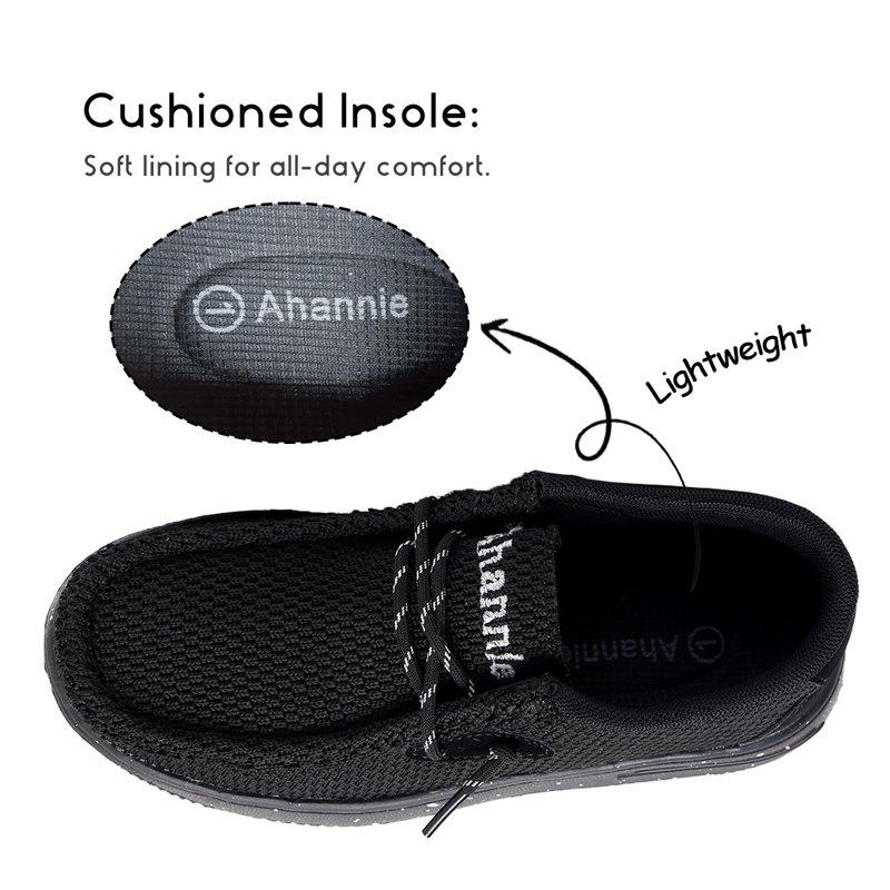 Ahannie Kids Boys Girls Loafers Slip On Casual Lightweight Walking Shoes(Toddler/Little Kid/Big Kid)