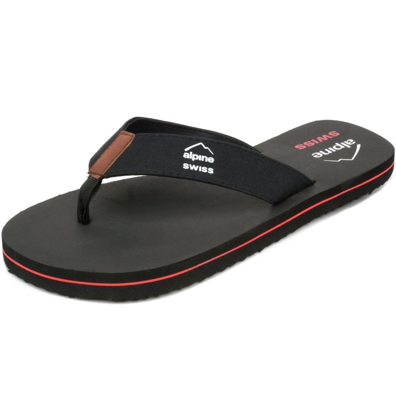 Alpine Swiss Mens Flip Flops Lightweight Thong Sandals Beach Slides EVA Sole For Comfort Durable Flip Flops For Men Casual Wear Pool Outdoor Sandal