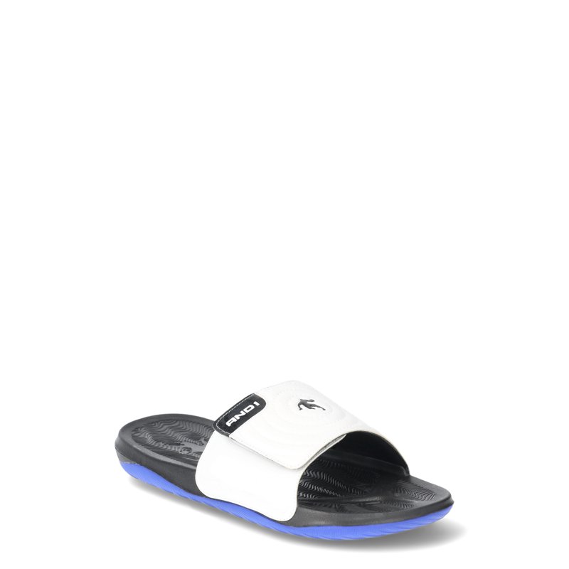 AND1 Men’s Athletic Adjustable Swirl Slide Sandals