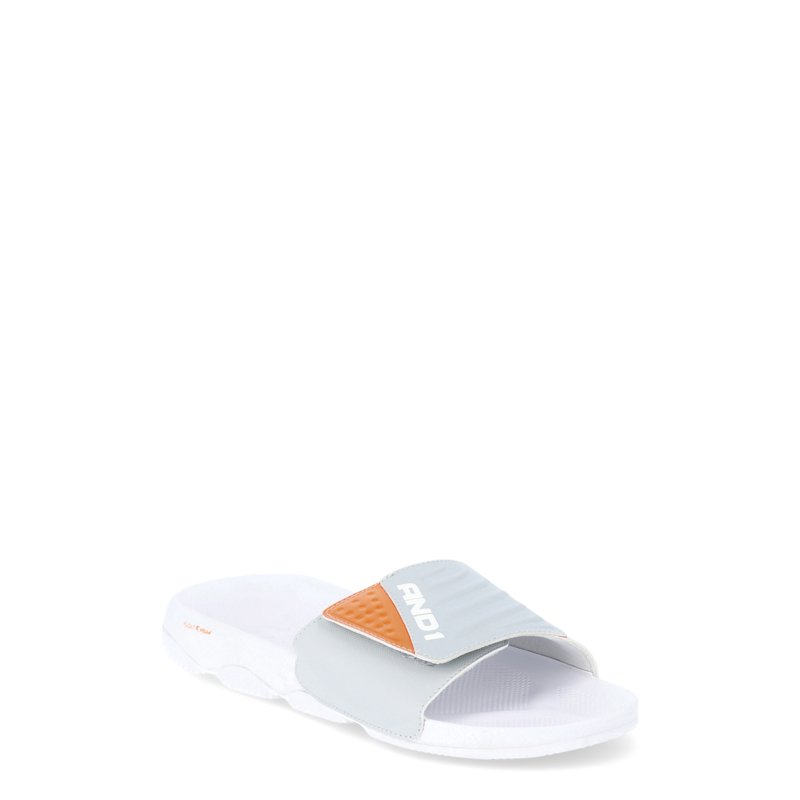 AND1 Men's Swish 2.0 Adjustable Slide Sandals