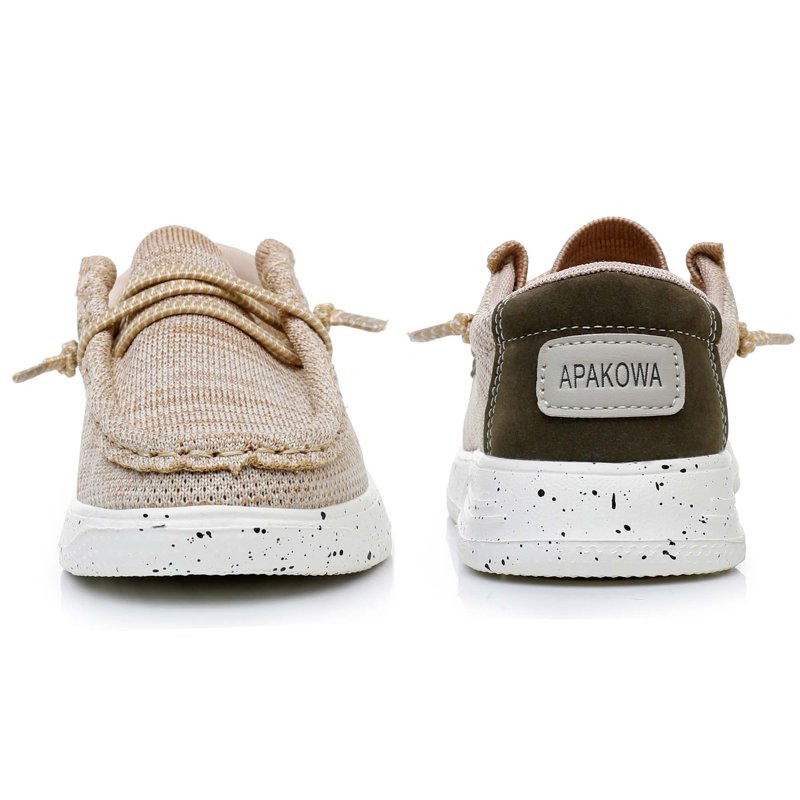 Apakowa Kids Boys Girls Loafers Slip-On Shoes Comfortable Lightweight Casual Walking Shoes (Toddler/Little Kid/Big Kid)