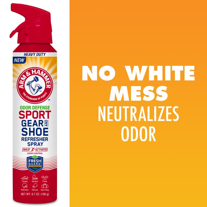 Arm & Hammer Odor Defense Sport Gear & Shoe Refresher Spray 6.7 Oz