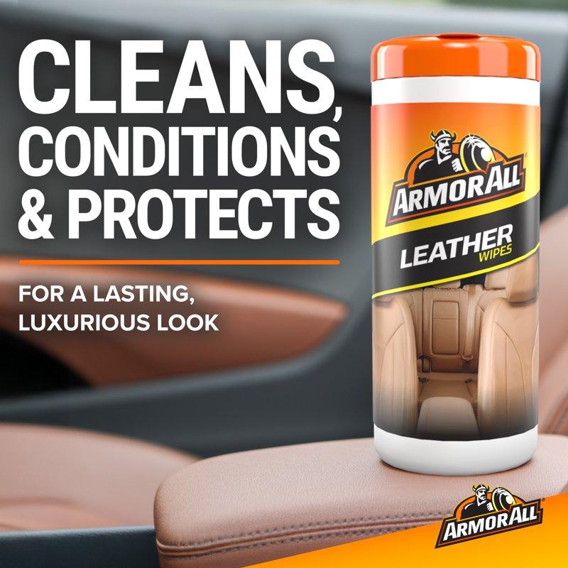 Armor All Leather Care Automotive Wipes - 30 Count