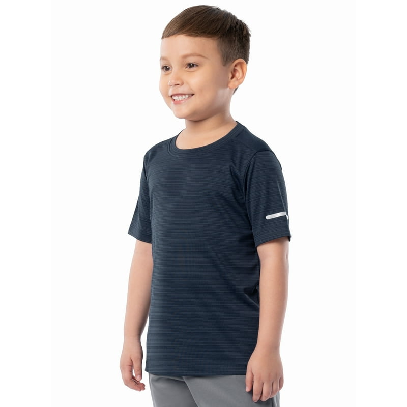 Athletic Works Boys Short Sleeve Core Active T-Shirt Sizes 4-18 & Husky