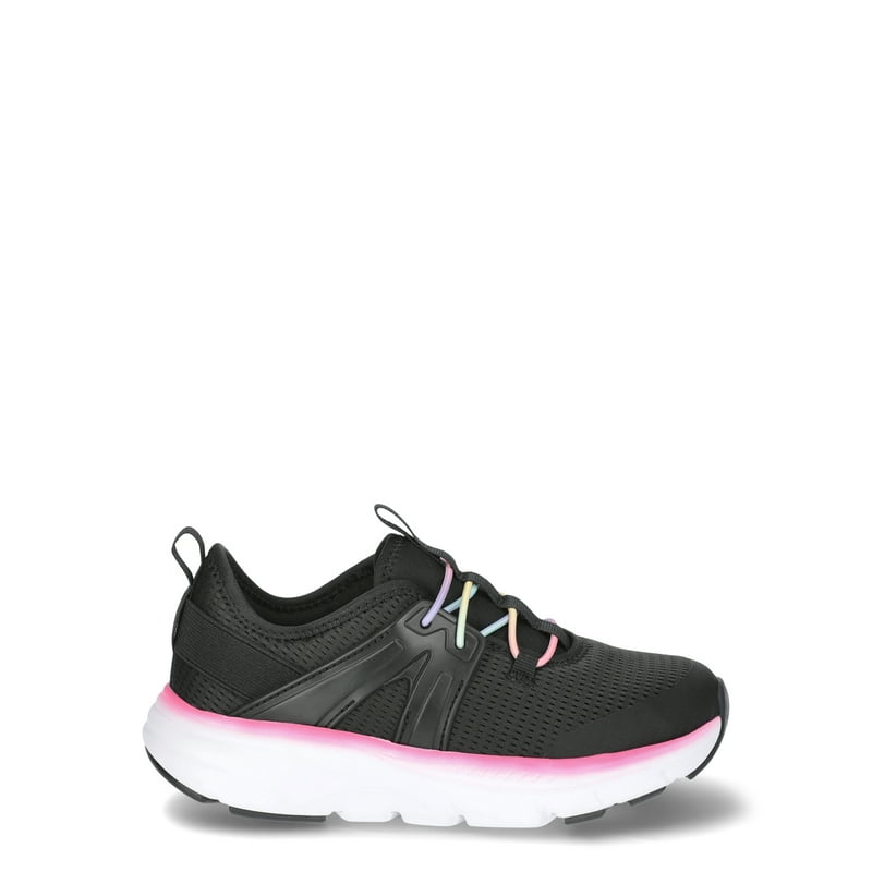 Athletic Works Girls Cage Knit Slip On Sneakers