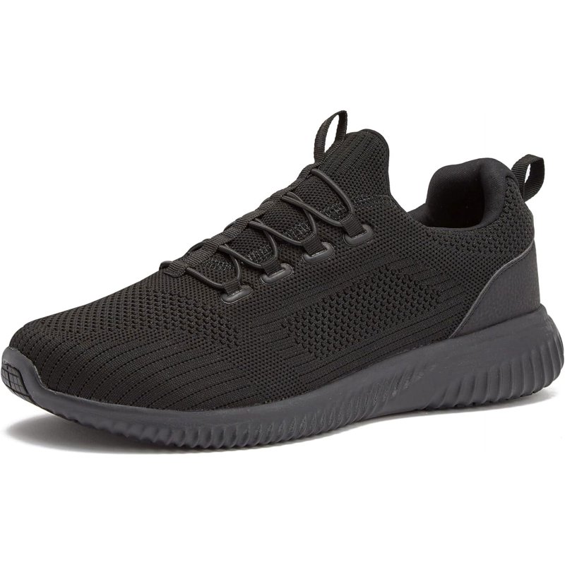 Avia Anchor Black Slip Resistant Mesh Slip-on Shoes for Men