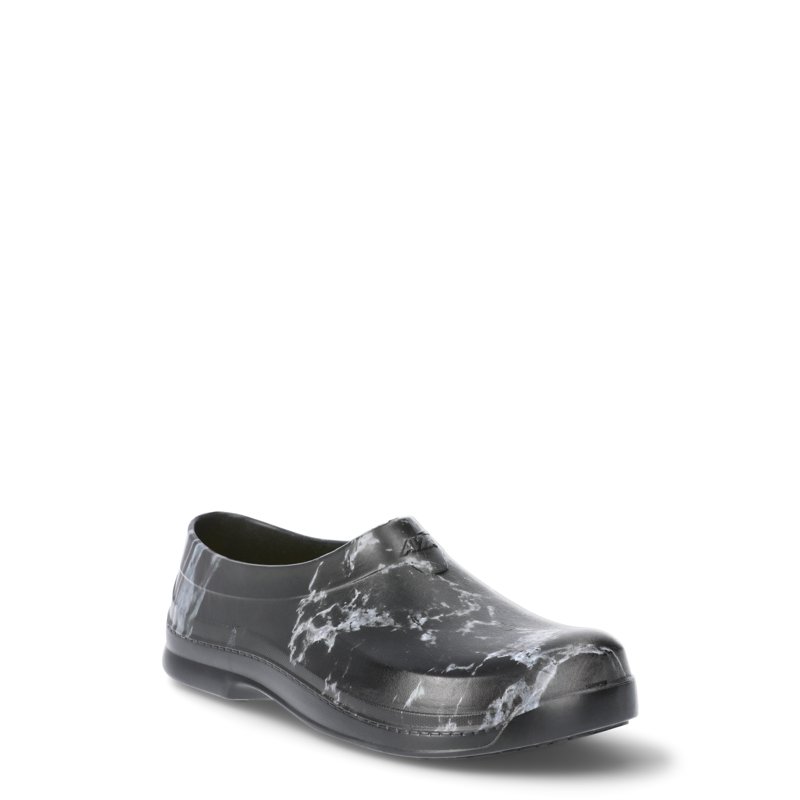 Avia Flame Slip Resistant Clogs For Men Slip On Work Shoes for Food Service Garden or Nursing