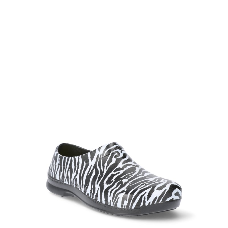 Avia Flame Slip Resistant Clogs For Women Slip On Work Shoes for Food Service Garden or Nursing